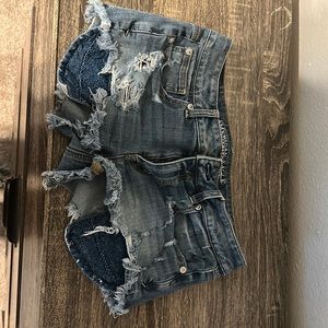 American eagle jean shorts